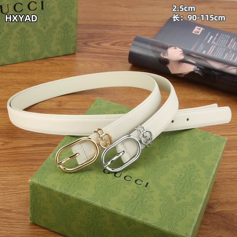 Gucci belt 25mmX90-115cm 8L01